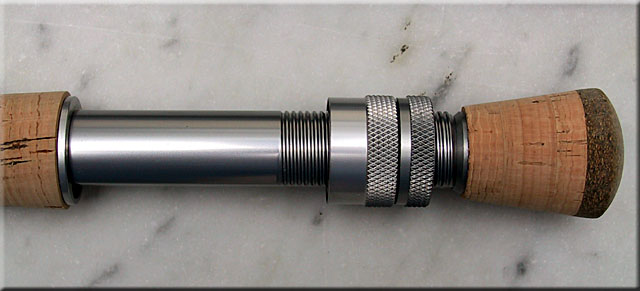 reel seat with fighting butt