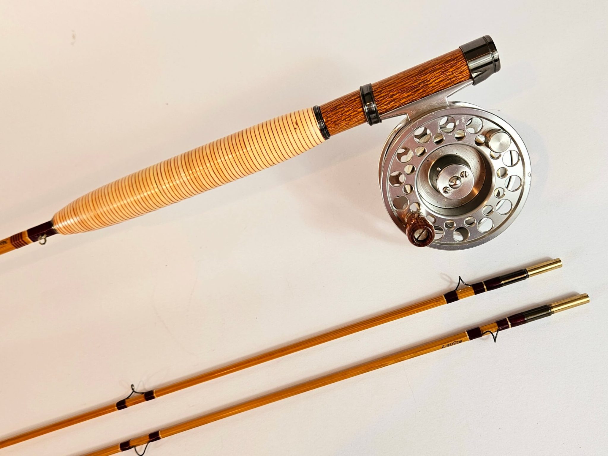 WRW 7’6″ 5wt bamboo fly rod with Rattan grip | Weymouth Rod Works